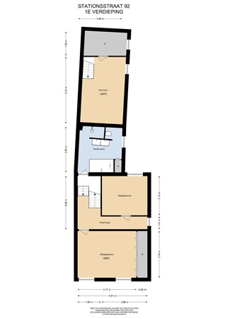 Floorplan - Stationsstraat 92, 6181 AK Elsloo